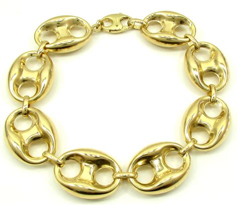 gucci gold links|Gucci gold link bracelet.